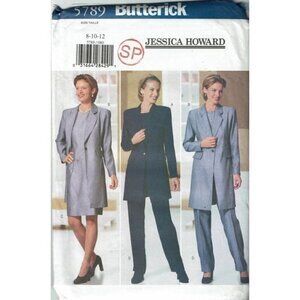 Butterick Sewing Pattern 5789 Jacket Top Skirt Pants‎ Jessica Howard Size 8-12
